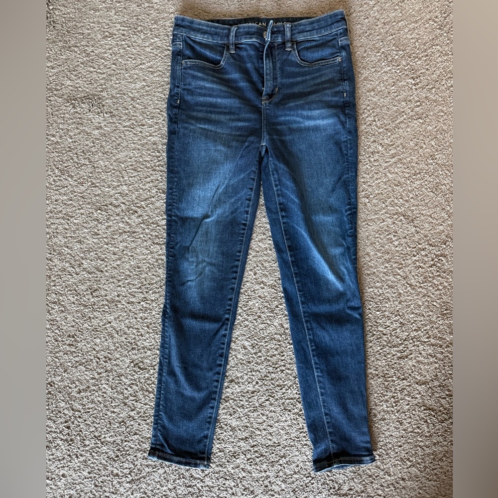 American Eagle Outfitters Dark Blue Skinny Jeans